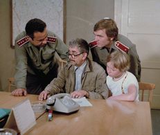 Vlastimil Brodský, Viktor Král, Vladimír Mensík, and Sebek Josef in The Visitors (1983)