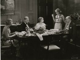 Bette Davis, Enid Bennett, Mae Clarke, Frederick Kerr, and Douglass Montgomery in Waterloo Bridge (1931)