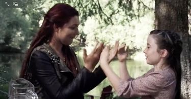 Anastasia Baranova and Eden Campbell in Z Nation