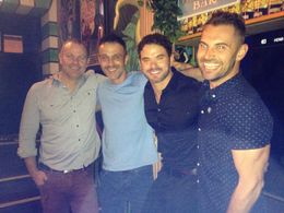 Wrap party for upcoming film Science fiction Volume 1:the Osiris child with Adrian Rostirolla, Paul Winchester, Kellan L