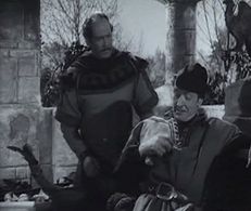 Anthony Dawson and Ian Hunter in The Adventures of Robin Hood (1955)