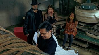 Alma Concepcion, Christopher De Leon, Ian De Leon, and Jean Garcia in Lolong (2022)