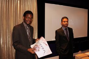 Director Nilesh Vasave and actor Saudiq Baoku