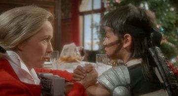 Brigitte Fossey and Alain Lalanne in Deadly Games (1989)