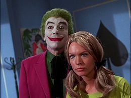 Cesar Romero and Diana Ivarson in Batman (1966)