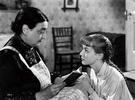 Anne Shirley and Helen Westley in Anne of Green Gables (1934)