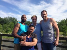 Shad Gaspard,Will Farrell, Hans Marrero and Keil Zepernick