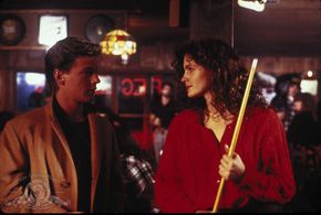 Julia Roberts and Adam Storke in Mystic Pizza (1988)