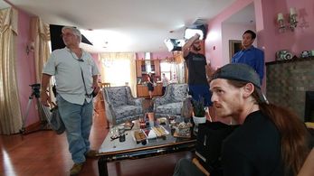 Behind the Scenes- In Made in Chinatown.