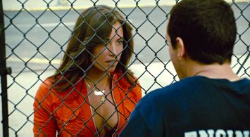 Adam Sandler and Becky O'Donohue in I Now Pronounce You Chuck & Larry (2007)