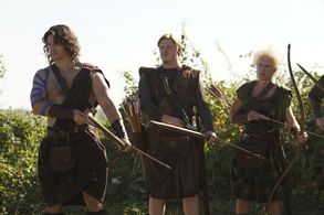 Paul Telfer, Josh Hallem, and Marco D'Angelo in Once Upon a Time (2011)