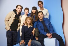 Jimmi Simpson, Laurel Parmet, Wrenn Schmidt, Austin Abrams, Lewis Pullman, and Eliza Scanlen at an event for The Starlin