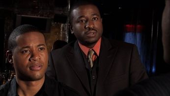 Derrex Brady and Avery Waddell_On Set_Going For Broke