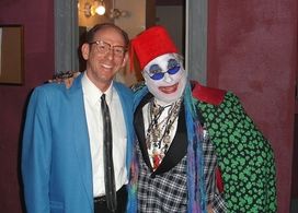 Backstage with Count Smokula at Art Fein's annual Elvis Birthday Bash