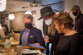 Nicola Bertram, Jamison Jones, and Traci Hays