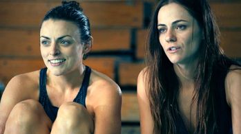 Nora-Jane Noone and Alexandra Park in 12 Feet Deep (2017)