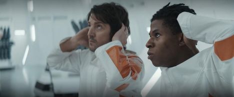 Diego Luna and Rasaq Kukoyi in Andor (2022)