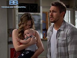 Scott Clifton and Annika Noelle in The Bold and the Beautiful (1987)