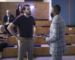 Garrick Bernard and Derek Evans in Single Drunk Female (2022)