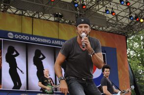 Luke Bryan at an event for Good Morning America (1975)