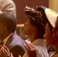 Shay on HBO/Queen Latifah's Bessie set.