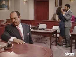 Lynnie Godfrey, Sherman Hemsley, and James A. Watson Jr. in Amen (1986)