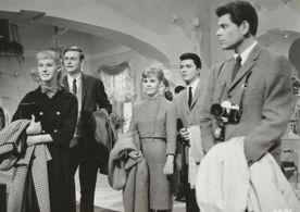 Trudi Ames, Joby Baker, Peter Brooks, Cindy Carol, and James Darren in Gidget Goes to Rome (1963)