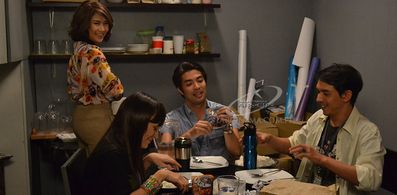 Matet De Leon, Gio Alvarez, Sarah Geronimo, and Joross Gamboa in It Takes a Man and a Woman (2013)