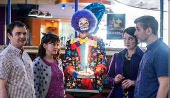 Rebecca Gethings in ' The Mimic' with Terry Mynott and Neil Maskell