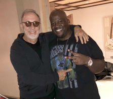 Fredrick Bam Scott with Emilio Estefan Jr.