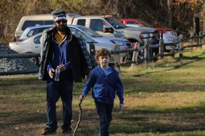 With Alex Alessi on the set of When Everything's Gone