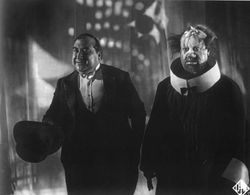 Kurt Gerron and Emil Jannings in The Blue Angel (1930)