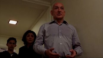 Ben Kingsley, Shohreh Aghdashloo, and Jonathan Ahdout in House of Sand and Fog (2003)