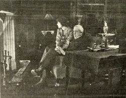 Robert Brower and Gladys Hulette in The Double Shadow (1914)