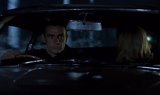 Sean Connery and Tania Mallet in Goldfinger (1964)