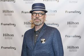 David France at an event for The Death and Life of Marsha P. Johnson (2017)