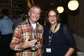 Janet Pierson and Tim League at an event for IMDb at Toronto International Film Festival: IMDb at Toronto 2018 (2018)