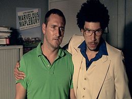 Will Mellor and Joel Fry in White Van Man (2011)
