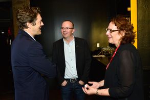 Jason Blum, Janet Pierson, and Col Needham