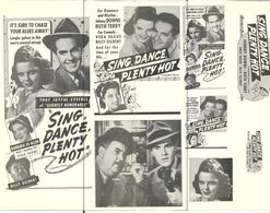 Barbara Jo Allen, Johnny Downs, Billy Gilbert, and Ruth Terry in Sing, Dance, Plenty Hot (1940)