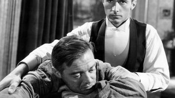 Peter Lorre and Helmut Dantine in Hotel Berlin (1945)