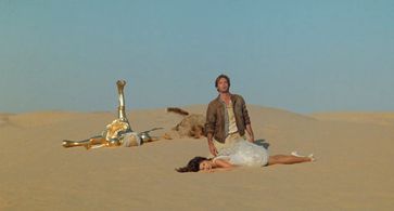 Bill Pullman, John Candy, Daphne Zuniga, and Lorene Yarnell Jansson in Spaceballs (1987)