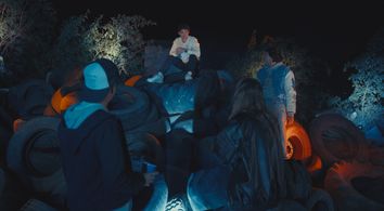 Jaden Micah Wolfe, Jayden Alvarez, Brigitte Rogerson, and Mel Dott in Right Here, Right Now (2024)