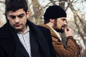 Danila Kozlovskiy and Milan Maric in Dovlatov (2018)