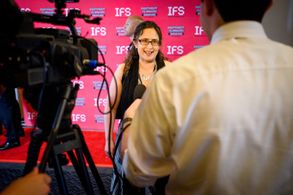 Monica Zepeda at an event for Collusions (2018)