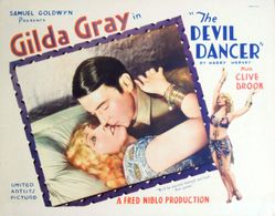 Clive Brook and Gilda Gray in The Devil Dancer (1927)