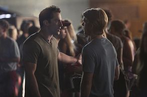 Michael Trevino and Chris Brochu in The Vampire Diaries (2009)