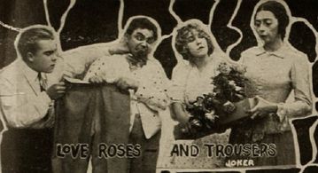 Max Asher, Gale Henry, and Bobby Vernon in Love, Roses and Trousers (1914)