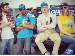 National Bud Light/NFL Print Campaign.