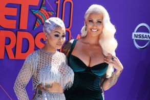 Amber Rose and Blac Chyna at an event for BET Awards 2018 (2018)